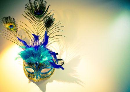 Kreativ klub - Benátska fašiangová škraboška