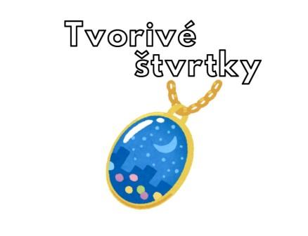 Tvorivé štvrtky - prívesky zo sadry