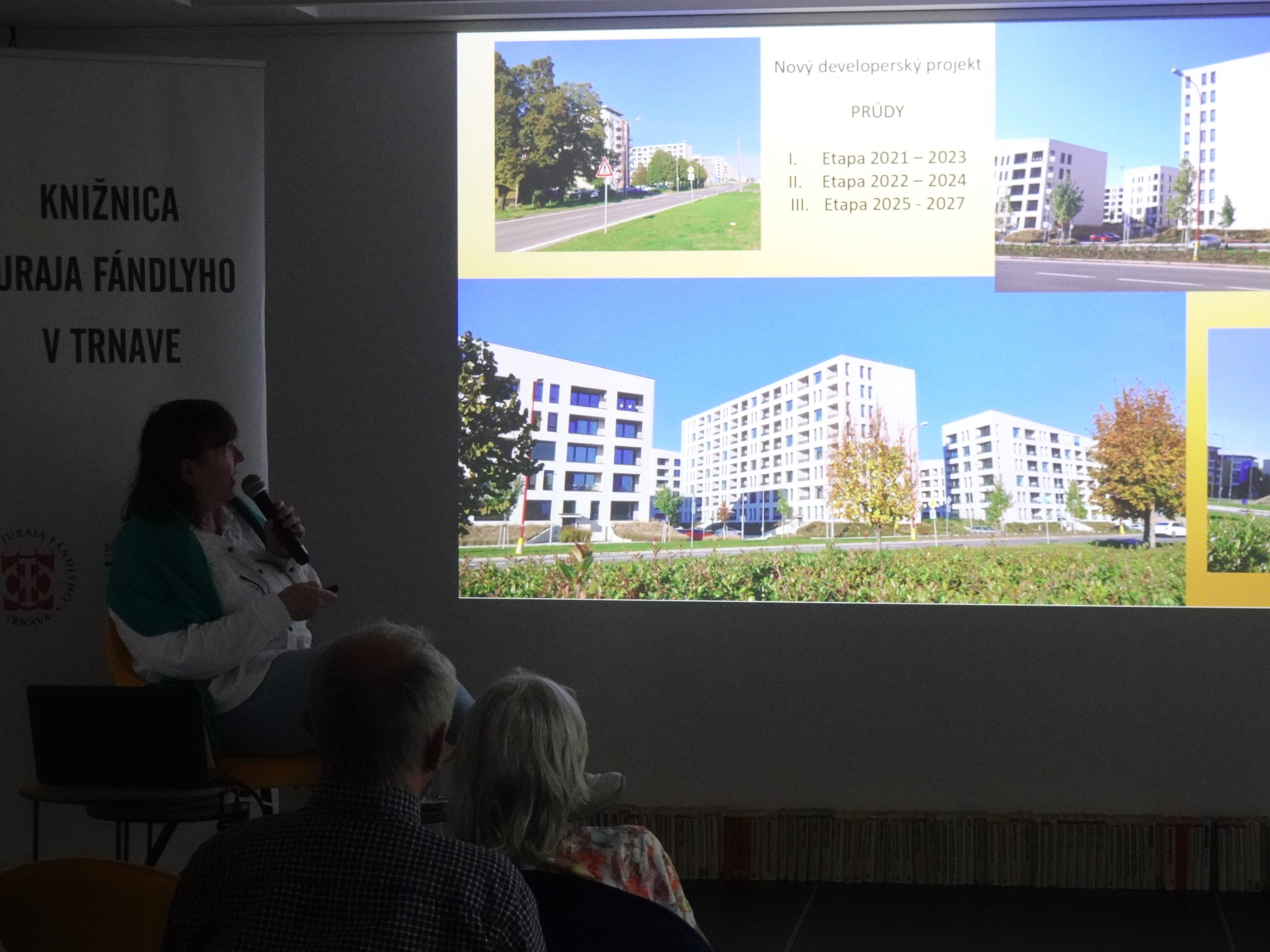 V ZÁHRADNEJ ČITÁRNI SA ROZPRÁVALO O TRNAVSKEJ ŠTVRTI VOZOVKA