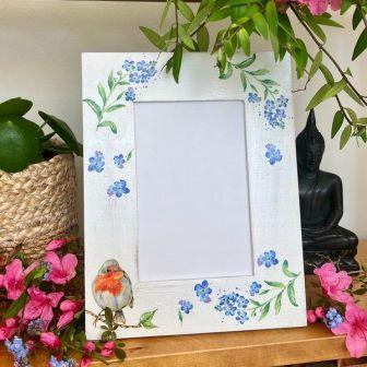 Kreativ klub - Výroba servítkového fotorámika